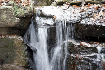 Image showing Closeup Waterfall