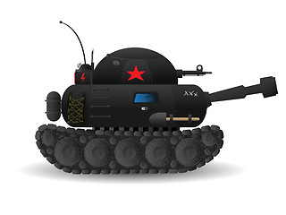 Image showing Cartoon tank