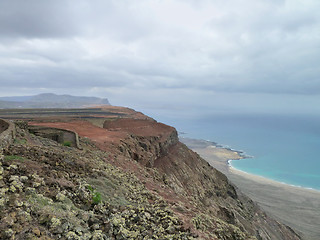 Image showing landscape at Lanzarote