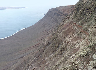 Image showing landscape at Lanzarote