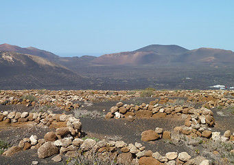 Image showing landscape at Lanzarote