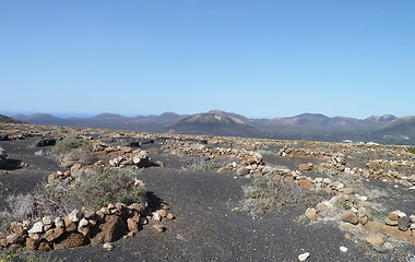 Image showing landscape at Lanzarote