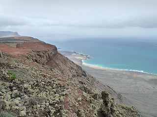 Image showing landscape at Lanzarote