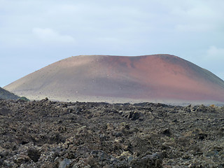 Image showing landscape at Lanzarote