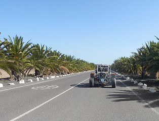 Image showing buggy driving scenery