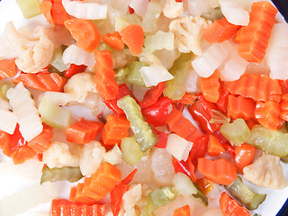 Image showing Mixed vegetables