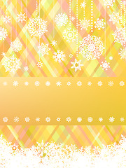 Image showing ?hristmas with christmas snowflake. EPS 8