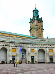 Image showing The courtyard of the Royal Palace