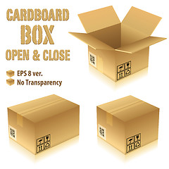 Image showing Cardboard Boxes