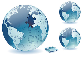 Image showing Puzzle Earth