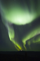 Image showing Two auroral arcs