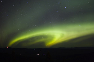 Image showing Shape of northern lights