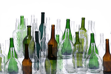 Image showing glass bottles