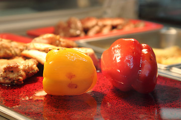 Image showing grilled pepper bells 