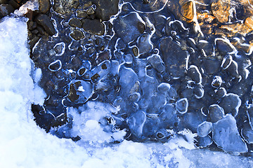 Image showing ice and stones