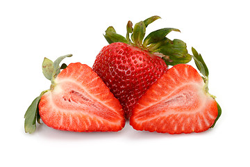 Image showing Fresh Strawberries closeup