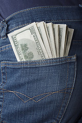 Image showing Money in a pocket