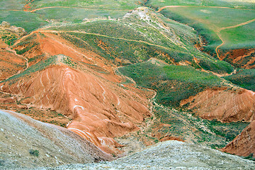 Image showing View from Big Bogdo mountain