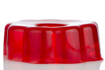 Image showing Delicious red gelatin