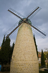 Image showing Jerusalem windmill