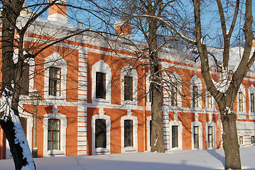 Image showing Winter in Ancient Park