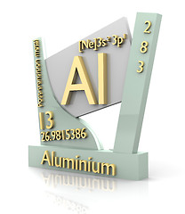 Image showing Aluminuim form Periodic Table of Elements - V2