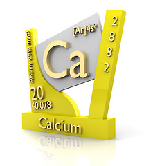 Image showing Calcium form Periodic Table of Elements - V2