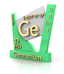 Image showing Germanium form Periodic Table of Elements - V2