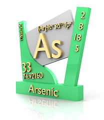 Image showing Arsenic form Periodic Table of Elements - V2