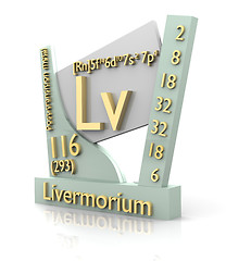 Image showing Livermorium form Periodic Table of Elements - V2