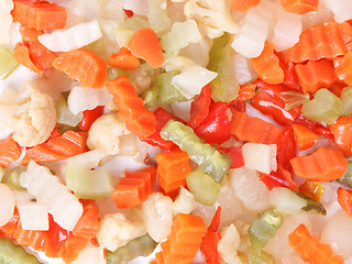 Image showing Mixed vegetables
