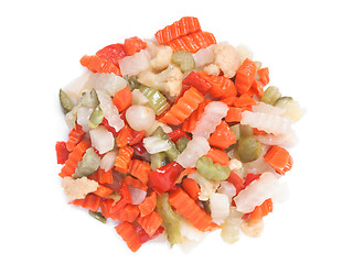 Image showing Mixed vegetables