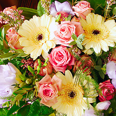 Image showing Bouquet flowers