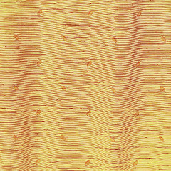 Image showing Gold textile curtain background