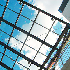 Image showing Glass ceiling