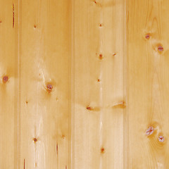 Image showing Natural light brown wooden board background