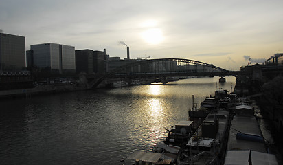 Image showing view of the Seine, Paris