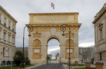 Image showing Arc de Triomphe, Montpellier