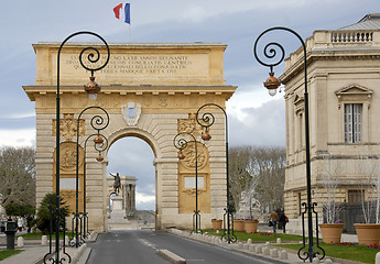 Image showing Arc de Triomphe, Montpellier