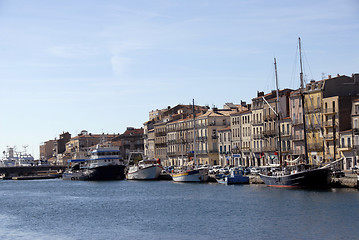 Image showing harbor of Sete (Languedoc Roussillon)