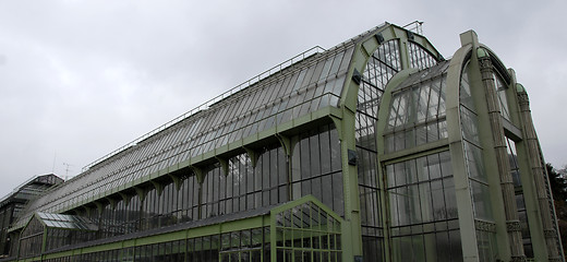 Image showing greenhouse of museum in Paris