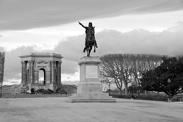 Image showing Garden of Peyrou, Montpellier