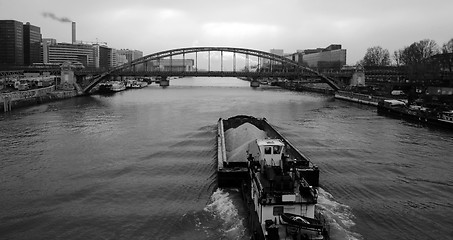 Image showing view of the Seine, Paris. 