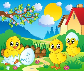 Image showing Scene with spring season theme 2