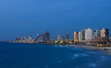 Image showing Tel aviv seascape 