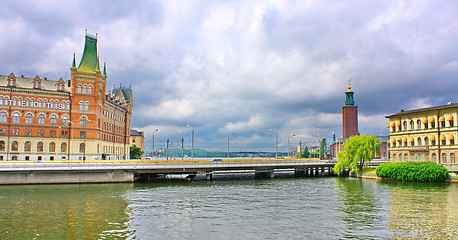 Image showing Panorama of Stockholm, Sweden