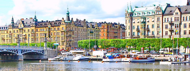Image showing Panorama of Stockholm