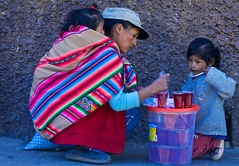 Image showing Peruvian mother