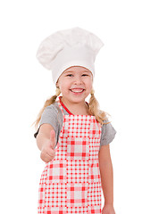 Image showing girl in chef's hat