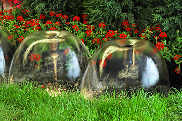 Image showing Decorative fountains